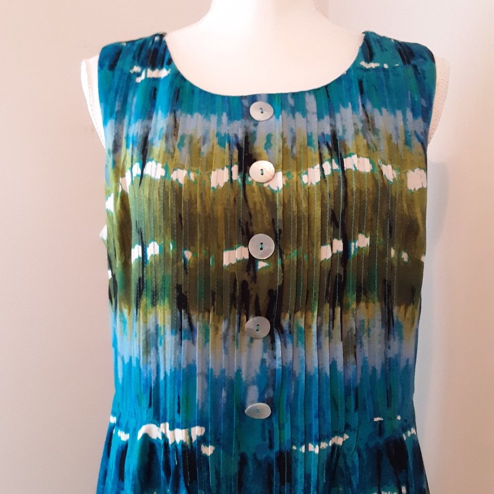 Dress Barn Turquois Blue/Green Dress